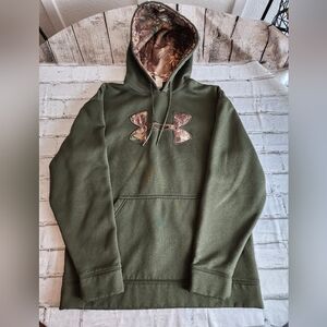 Mens Green Under Armour Hoodie